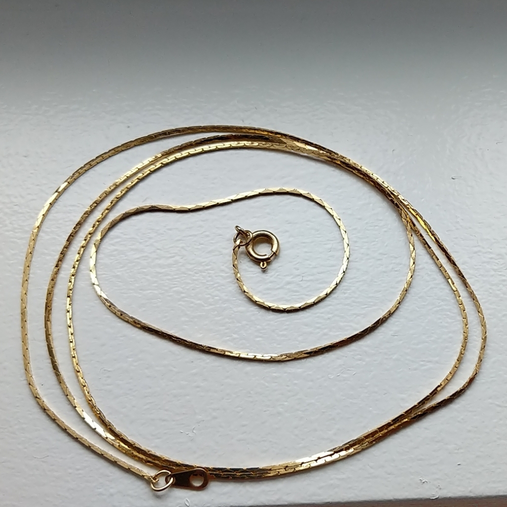 Gold necklace